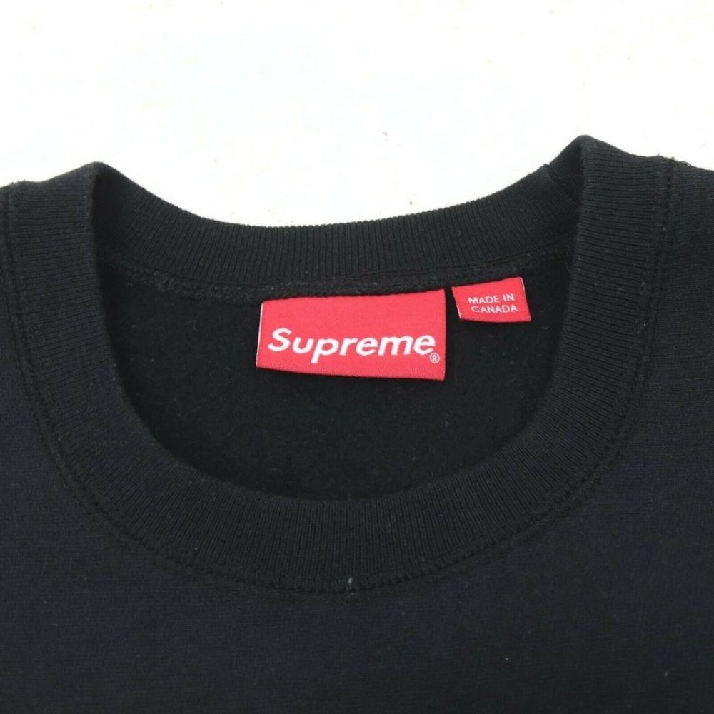 Supreme 16AW Black Brush Script Crewneck 861452 - Picture 5 of 12